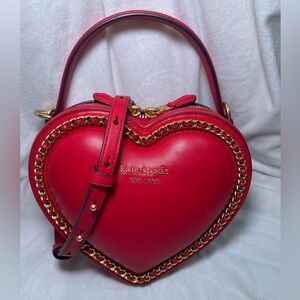 KATE SPADE 
Amour 3D Heart 
Red Leather Crossbody/Handbag 
Brand new condition